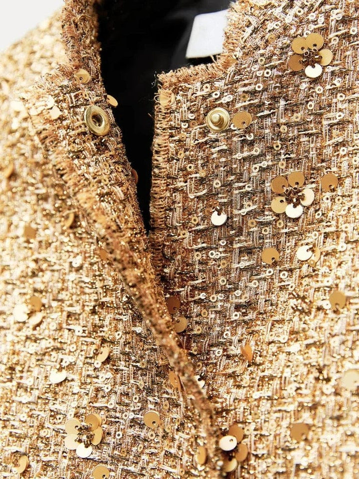 Aelith - Veste ornée de broderies en sequins