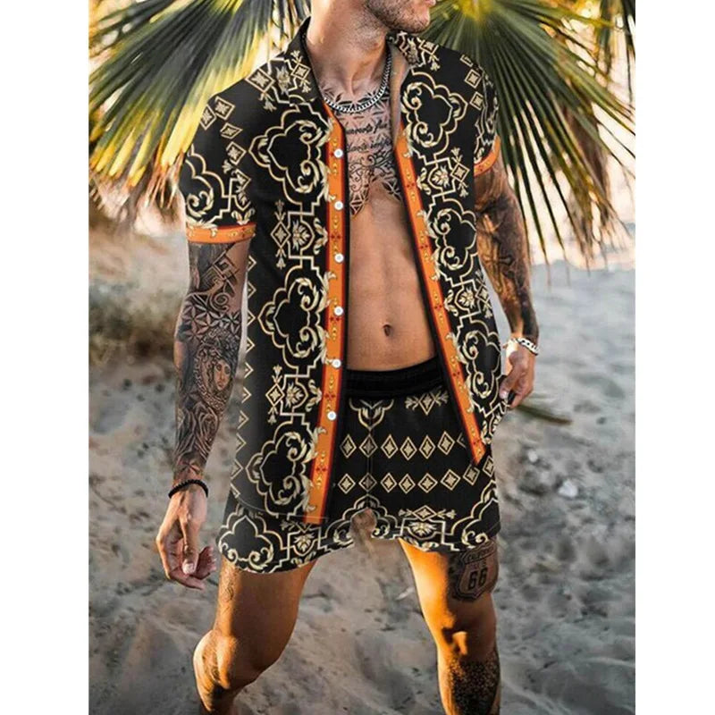 Caleb | Ensemble de t-shirts de plage pour hommes