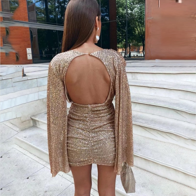 Robe de soirée à paillettes Brianna – Élégance et glamour assurés