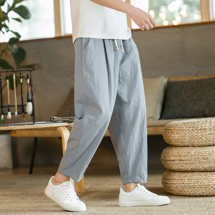 Pantalon ample en lin respirant - Alasdair