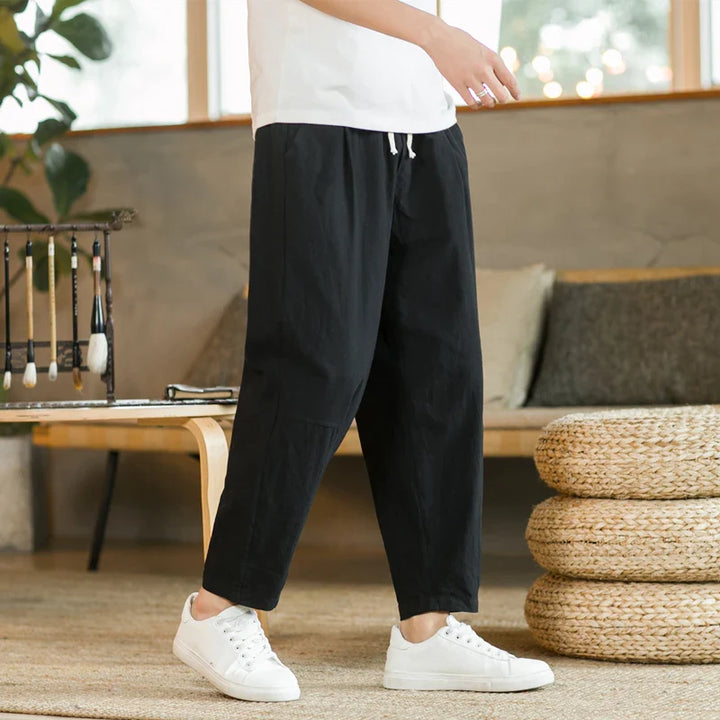 Pantalon ample en lin respirant - Alasdair