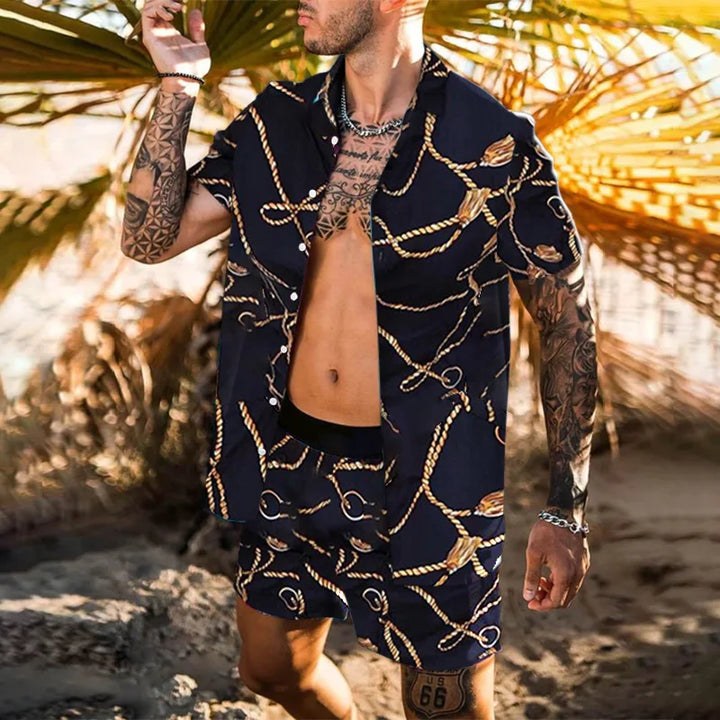 Caleb | Ensemble de t-shirts de plage pour hommes