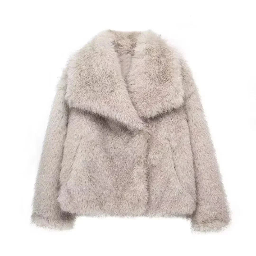 Fleur - Manteau en fourrure sophistiqué