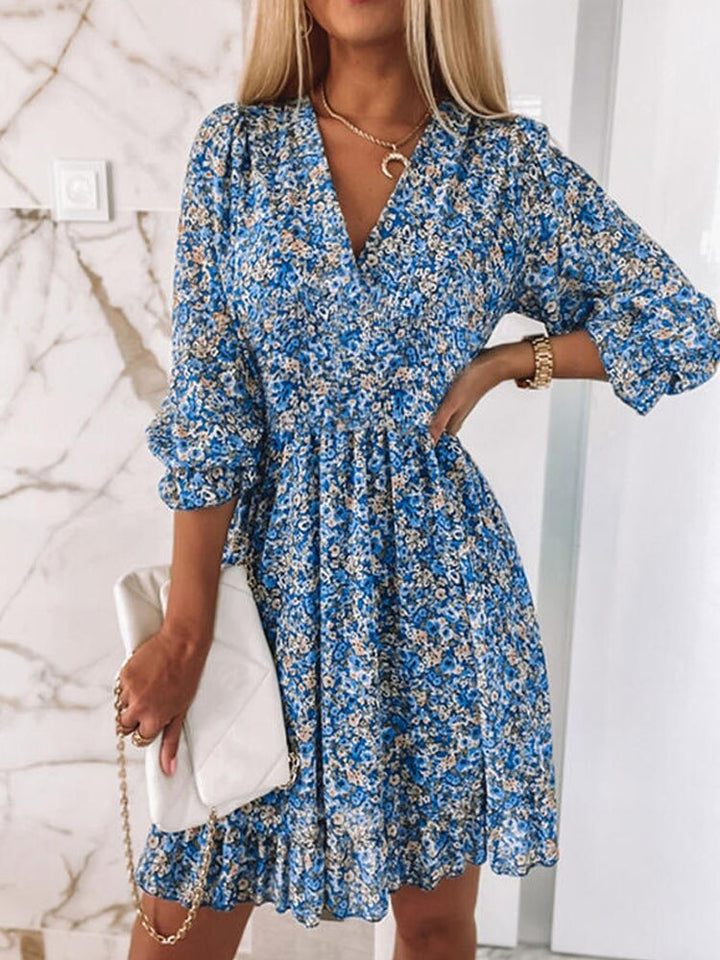 Robe d'été à col en V