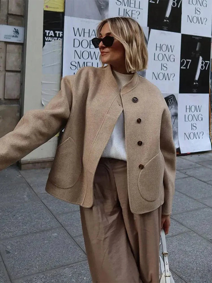 Izzy - Manteau ample en laine