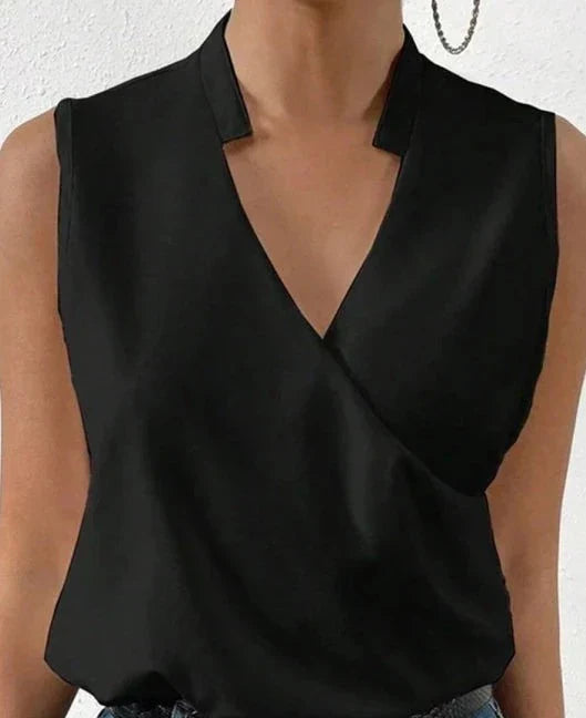 Lillia – Top Elegante Senza Maniche, Comfort e Stile Senza Tempo