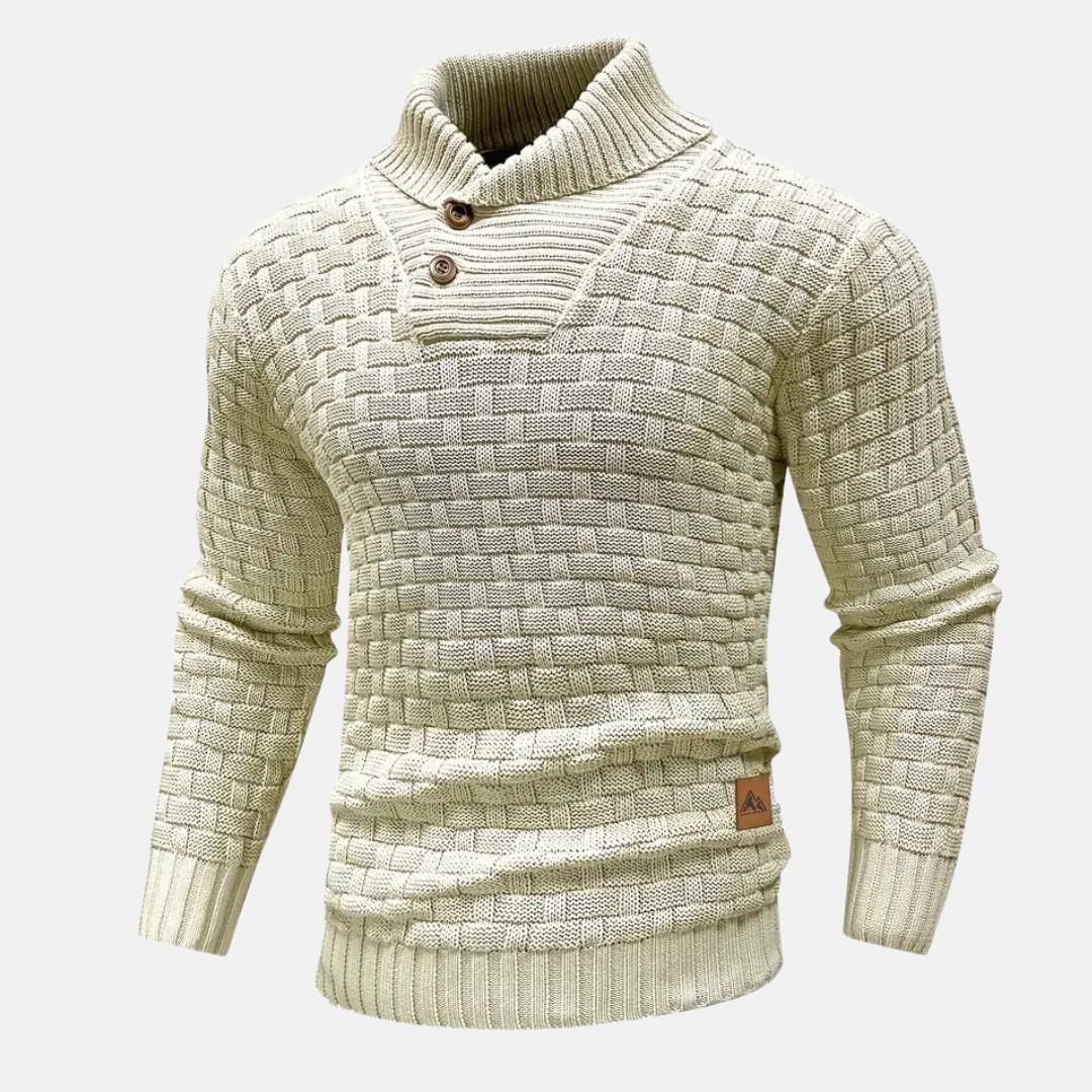 Romain – Maglione essenziale in maglia per uomo, morbido e versatile per tutti i giorni
