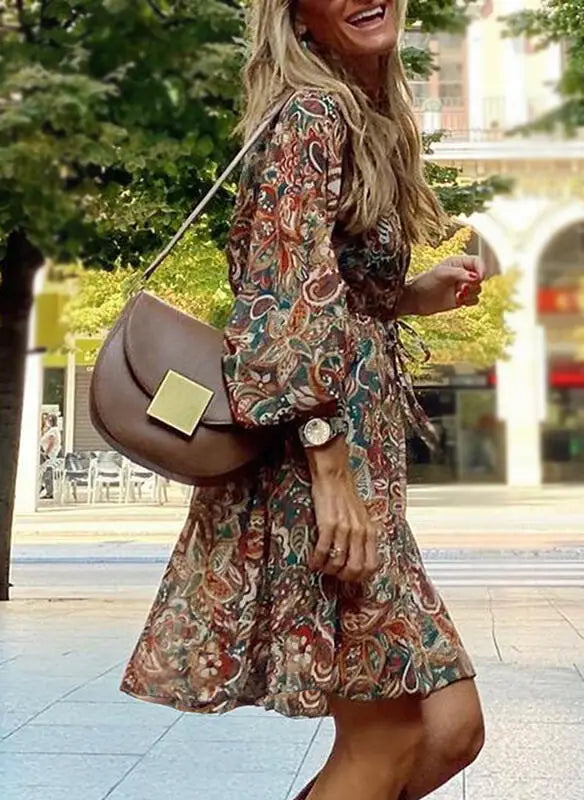 Amaltea | Donna Abito molto elegante | Marrone