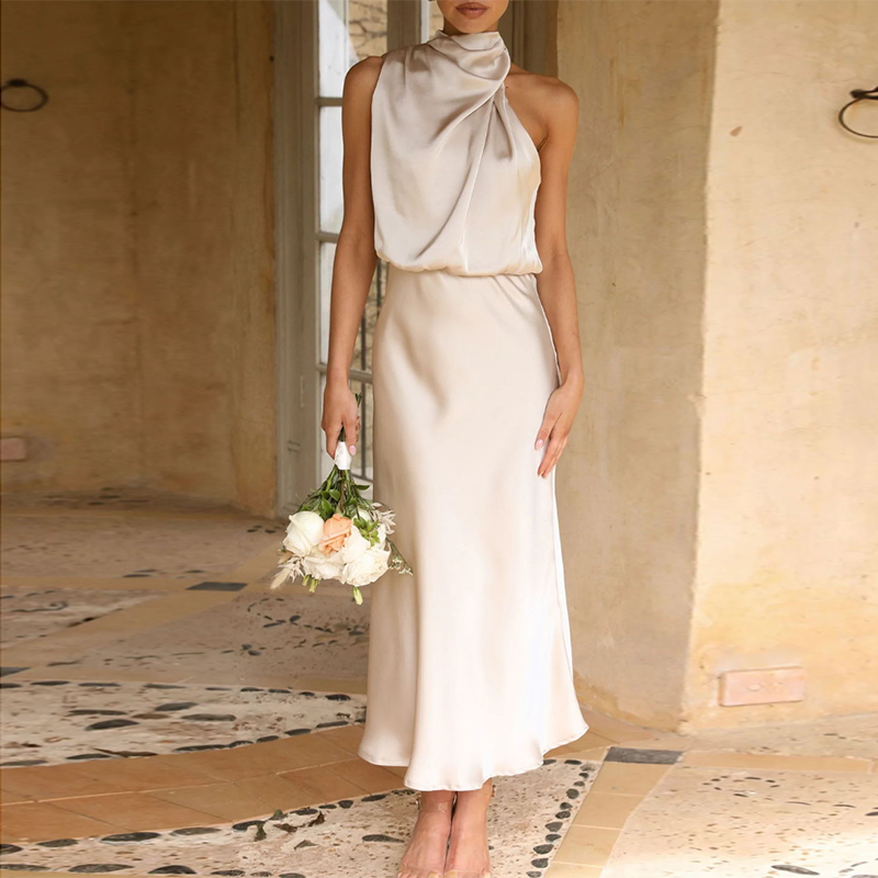 Robe Sirena en Satin - Élégance et Raffinement