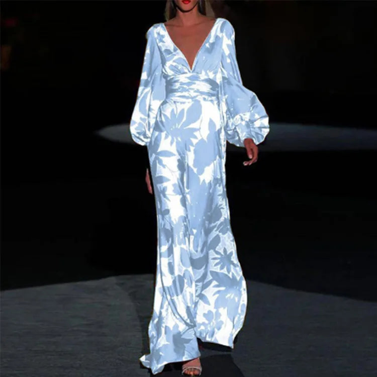 Brenda – Robe Élégante à Décolleté en V pour un Style Intemporel