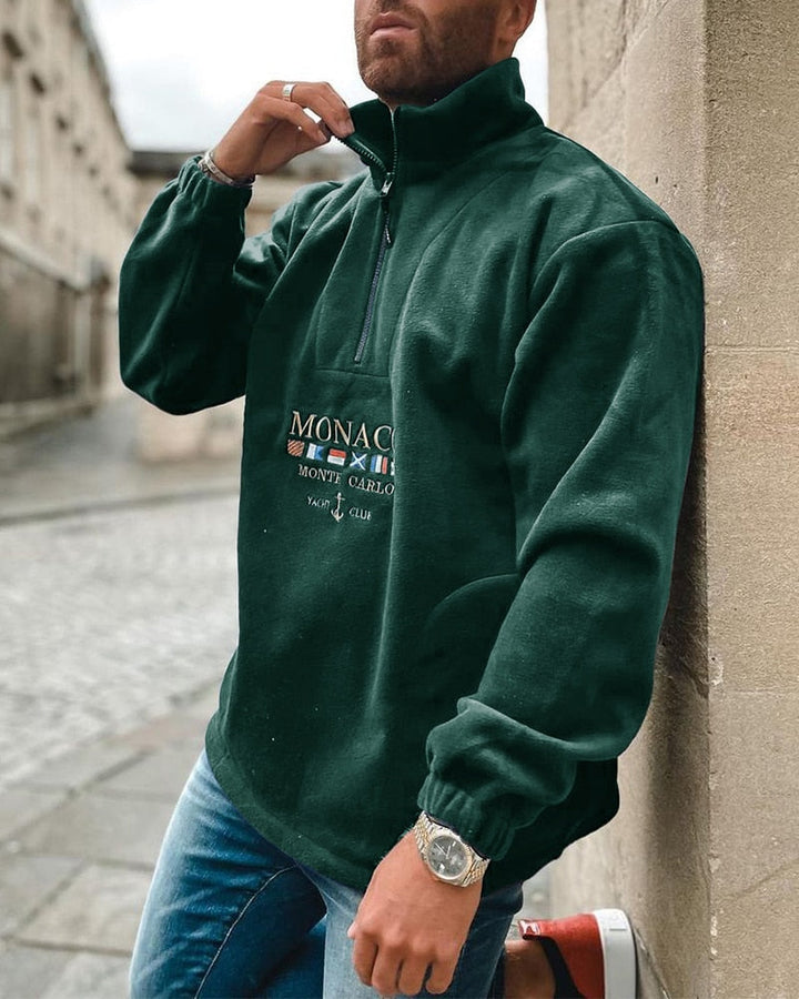 Monaco | Bluza męska z zamkiem