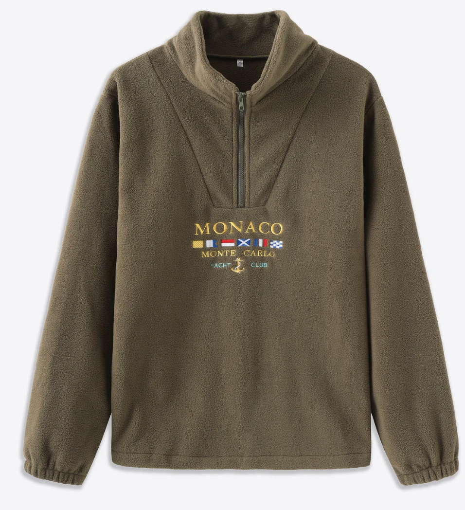 Monaco | Bluza męska z zamkiem