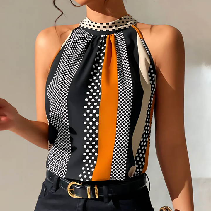 Clementina | Top da donna | Nero