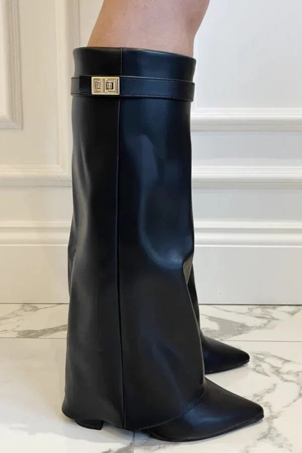 Bottes en fourrure souple