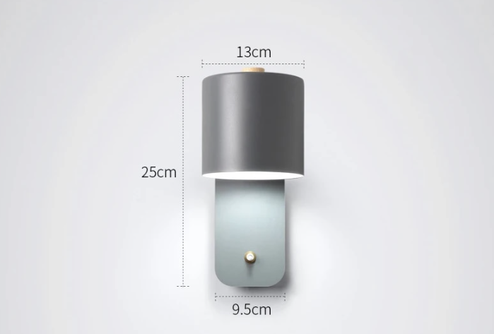 Modern LED wall sconces with switch for interior decoration