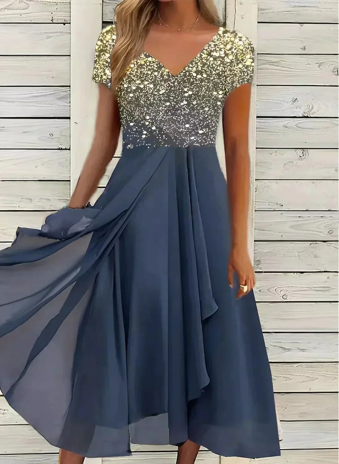 Carmela – Abito da Festa in Mussola di Seta Leggera, Eleganza e Leggerezza