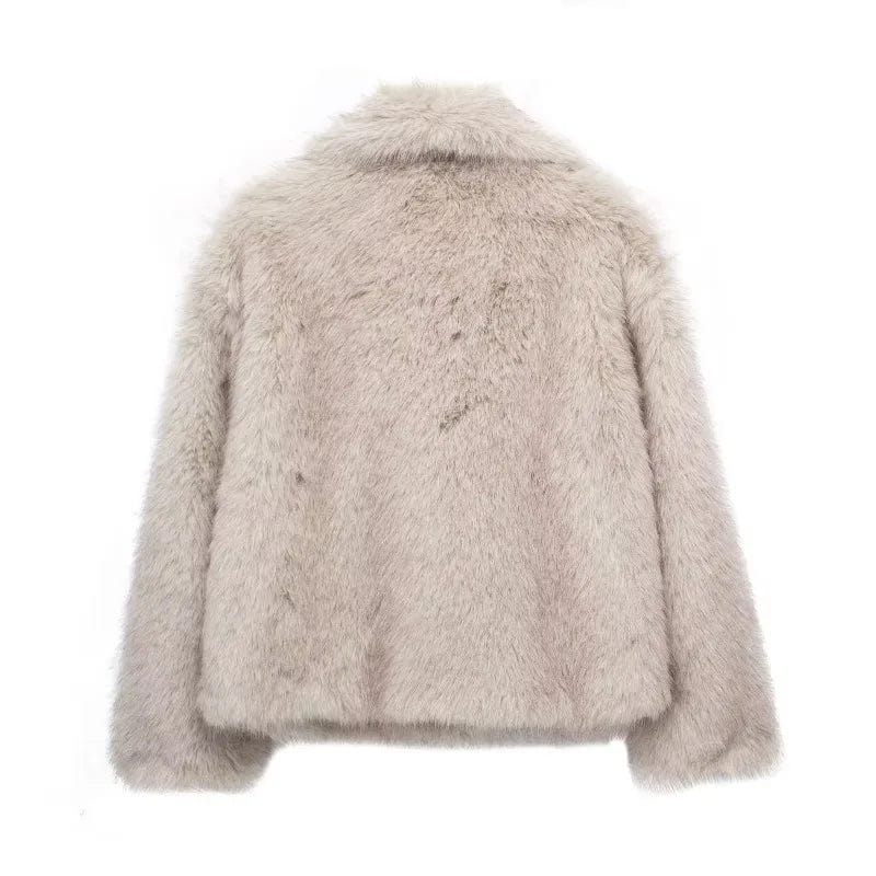 Fleur - Manteau en fourrure sophistiqué