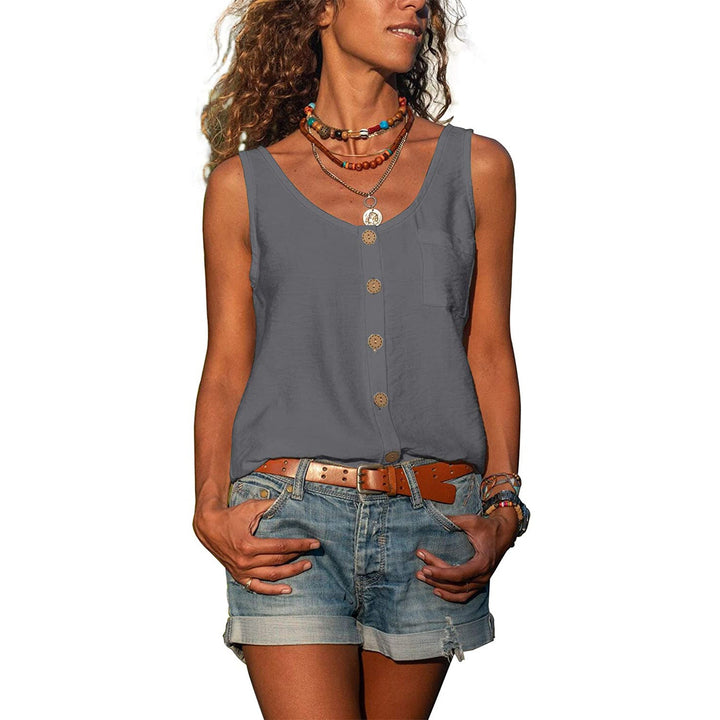 Nyla | Ibiza Fashion Elegancki damski top na ramiączkach