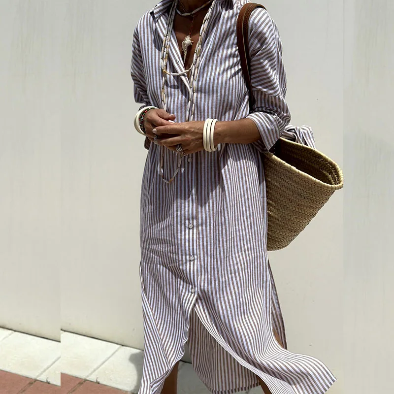 Robe en Lin Élégante pour Femmes– Confort et Sophistication pour Toutes les Occasions