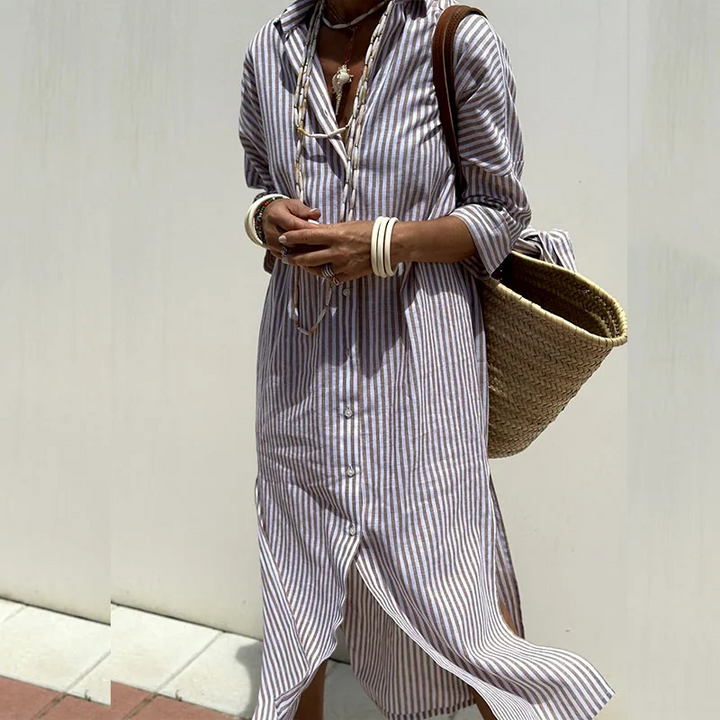 Robe en Lin Élégante pour Femmes– Confort et Sophistication pour Toutes les Occasions