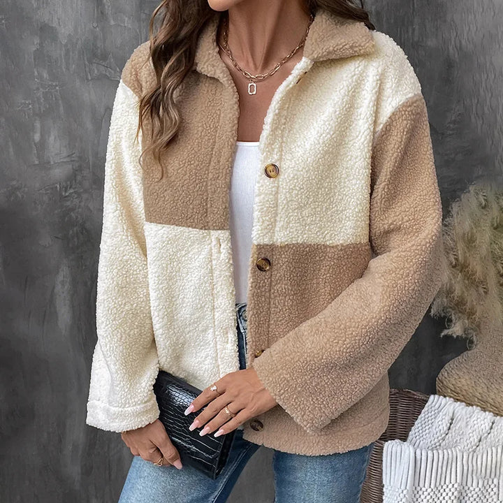 Mannon - Manteau en sherpa Cloudsoft, ultra-doux et chaleureux pour l'hiver