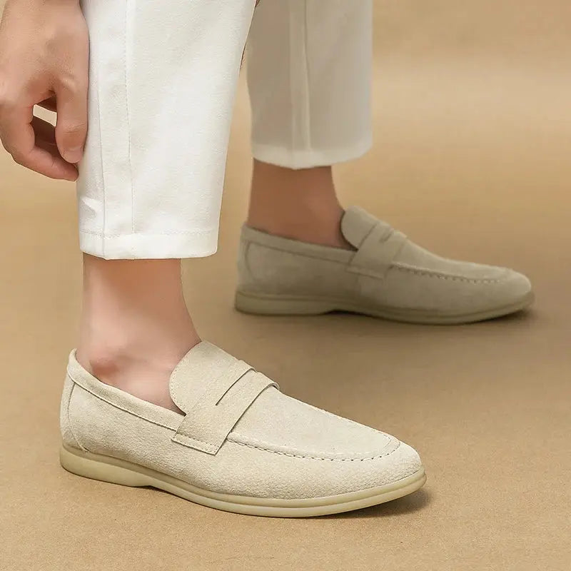 Mocassins en daim à lanières - Ozzy