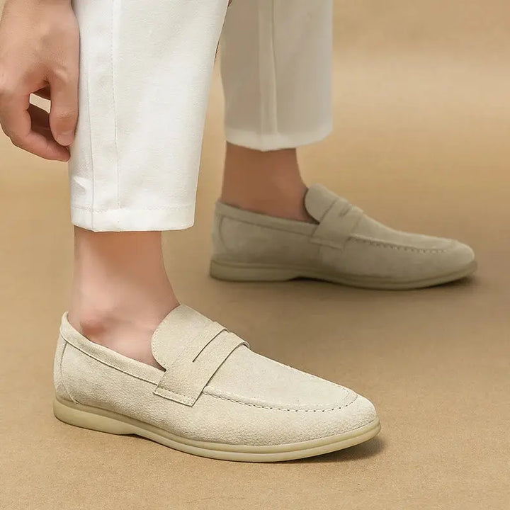 Mocassins en daim à lanières - Ozzy