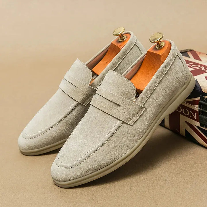Mocassins en daim à lanières - Ozzy