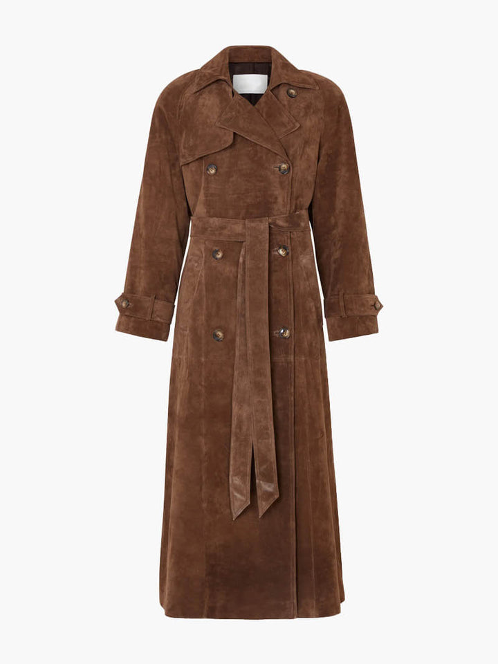Molly - trench coat en daim