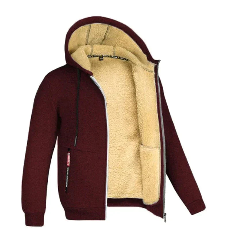 Jens – Gilet invernale caldo con interno in lana