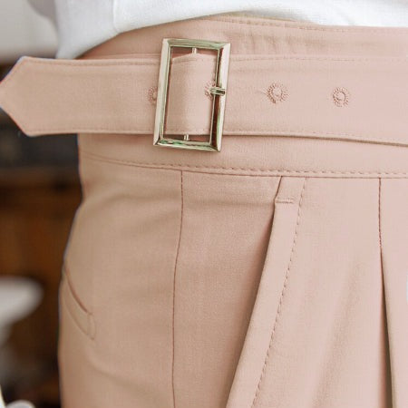 Epikouros | Pantaloni alla moda con fibbia per uomo