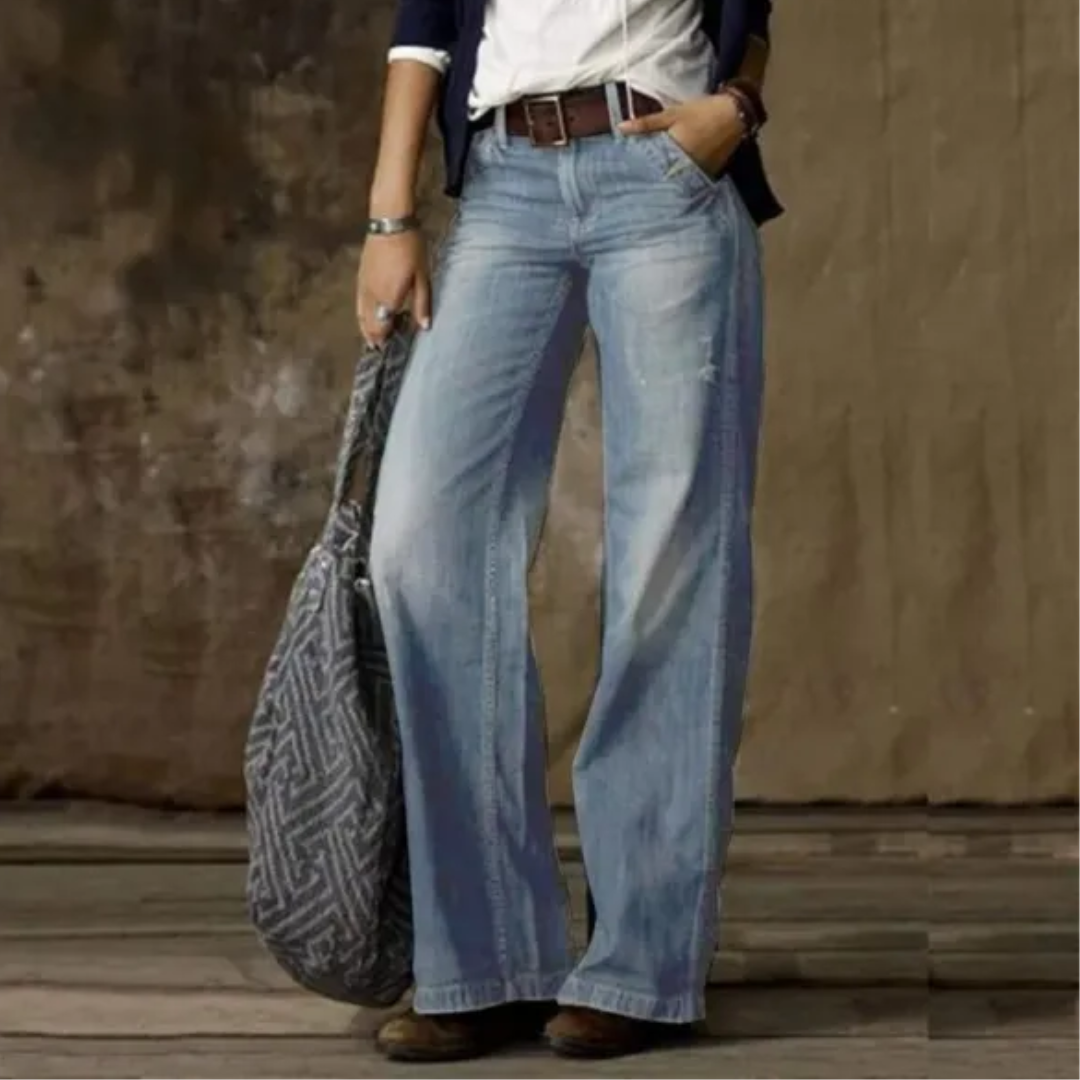 Adele | Jeans a gamba larga da donna
