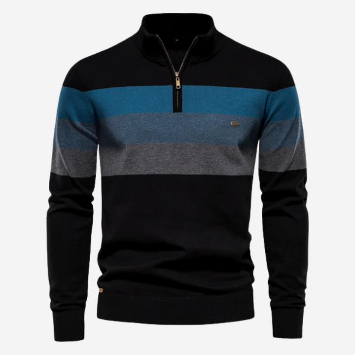 Stef – Pull rayé pour hommes, élégant et polyvalent
