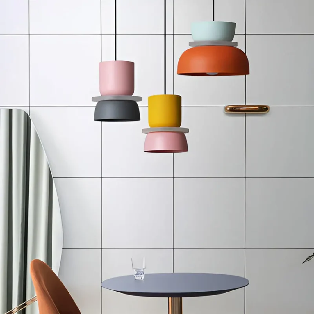Lampa wisząca LED Macaron kolorowa i modna - VividGlow | Nowoczesne i designerskie oświetlenie