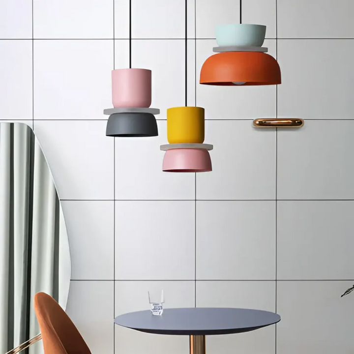 Lampa wisząca LED Macaron kolorowa i modna - VividGlow | Nowoczesne i designerskie oświetlenie