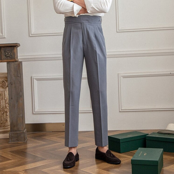 Epikouros | Pantaloni alla moda con fibbia per uomo