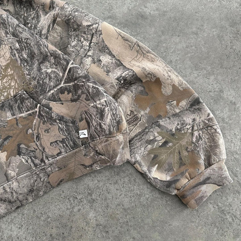Veste à Capuche Camo pour Hommes - Basil