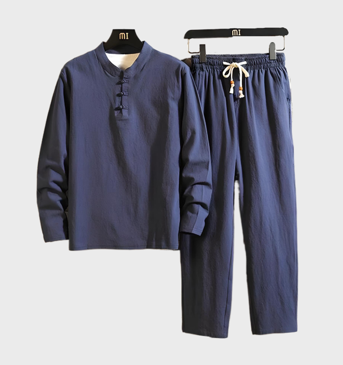 Thibault – Completo da uomo con maglione girocollo e pantaloni abbinati