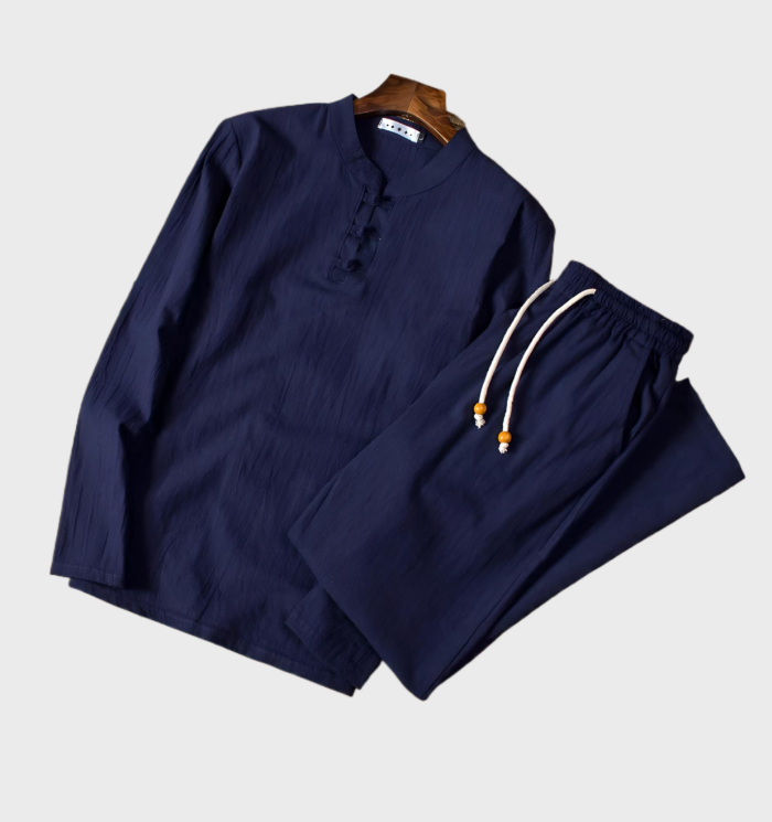 Thibault – Completo da uomo con maglione girocollo e pantaloni abbinati
