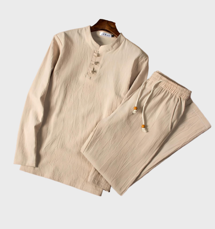 Thibault – Completo da uomo con maglione girocollo e pantaloni abbinati