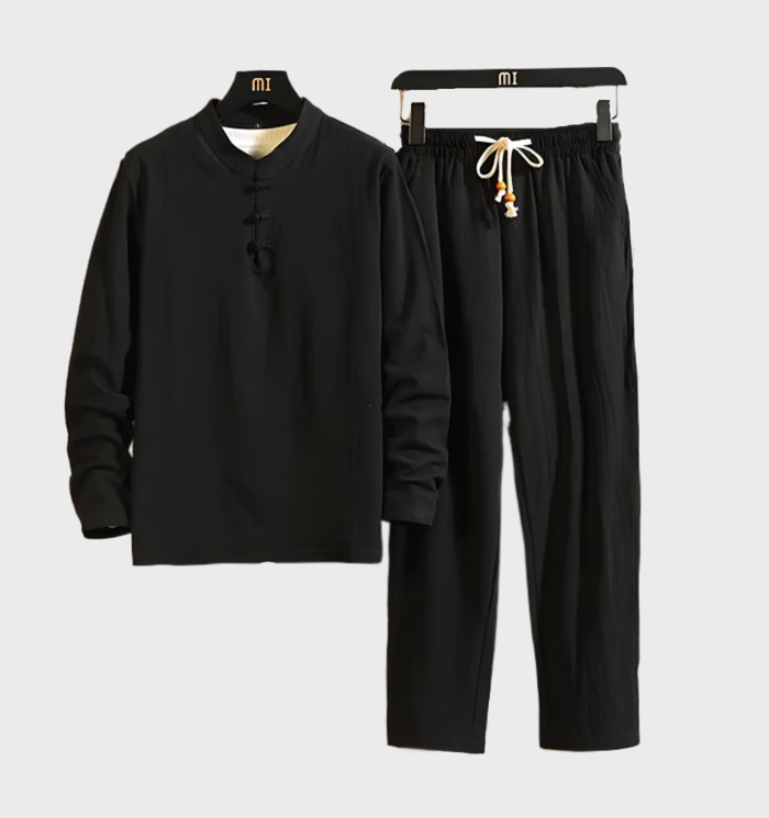 Thibault – Completo da uomo con maglione girocollo e pantaloni abbinati