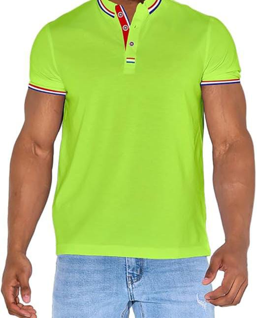 Rene - Polo élégant avec emblème et accents de couleur