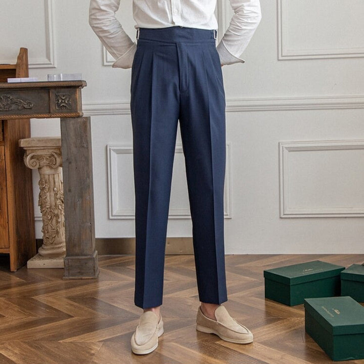 Epikouros | Pantaloni alla moda con fibbia per uomo