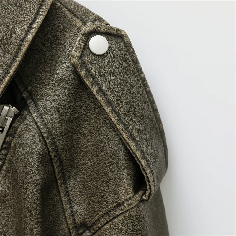 Blouson Bomber Cuir Femme - Marnie