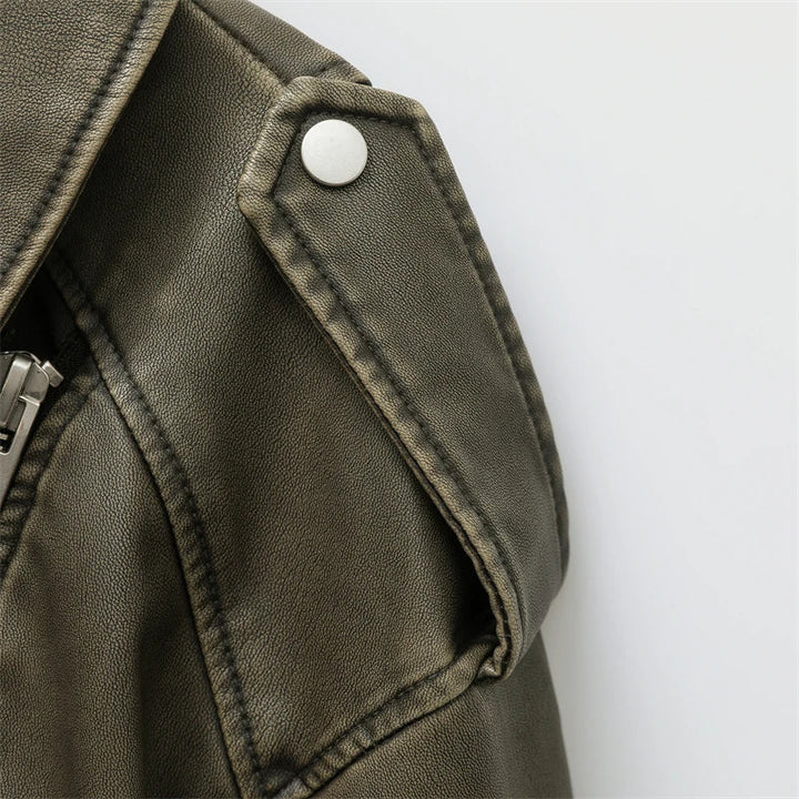 Blouson Bomber Cuir Femme - Marnie