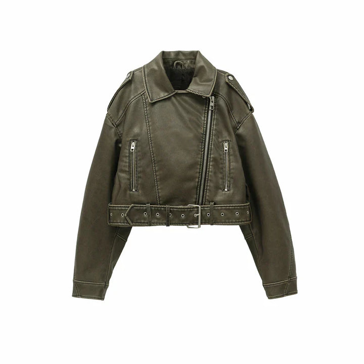 Blouson Bomber Cuir Femme - Marnie