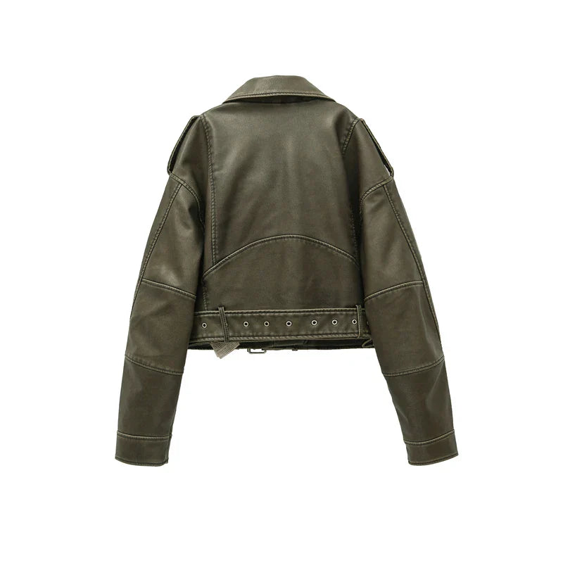 Blouson Bomber Cuir Femme - Marnie
