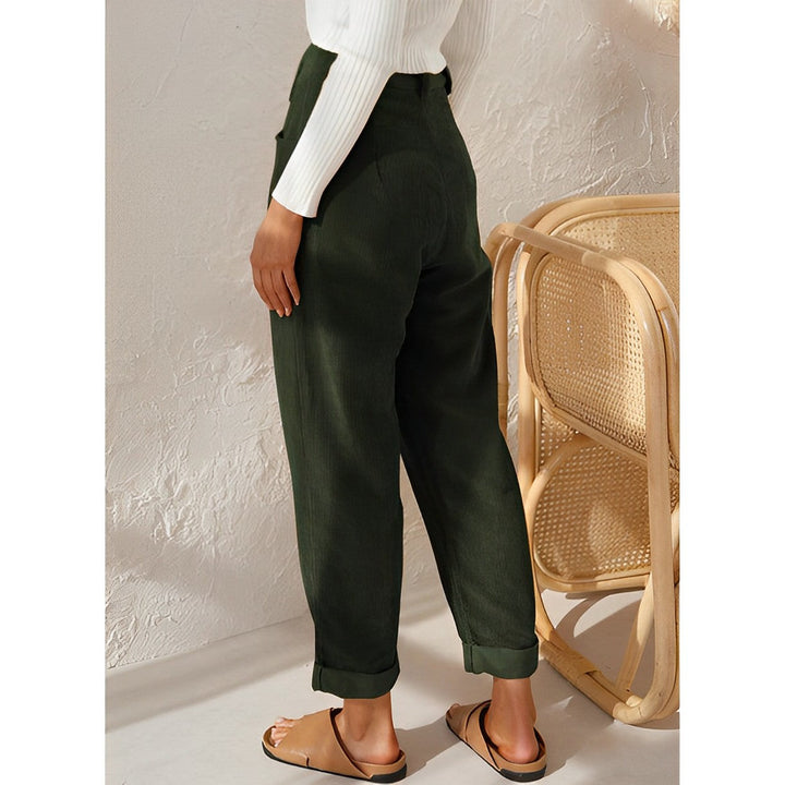 Jecka - Le pantalon mode en velours côtelé