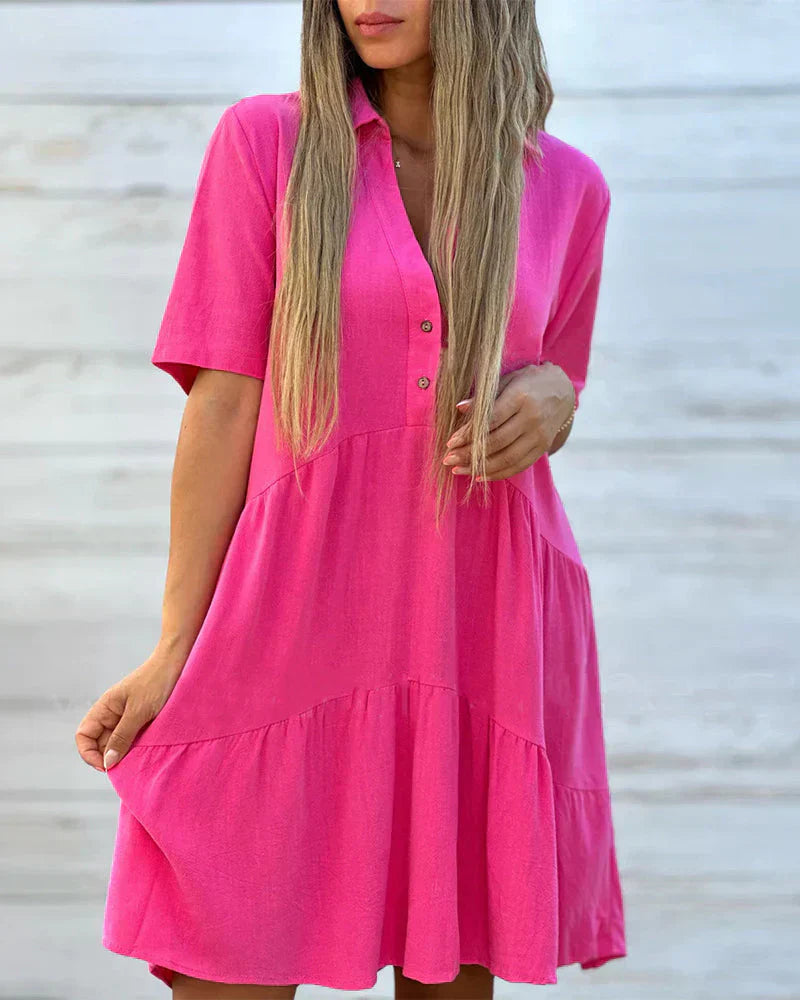 Sommerkleid mit Knöpfen