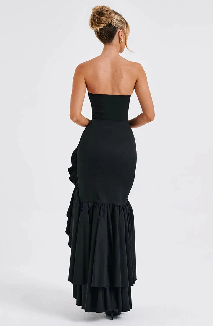 Robe débardeur avec fente.